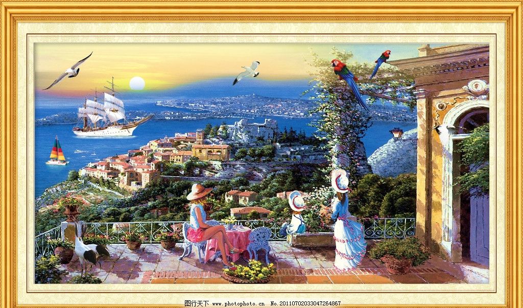 油画风景 中堂画 油画 壁画 风景壁画 风景山水壁画 山水画 瀑布 山水风景 瀑布风景 山水 风景画 自然风景 风景 客厅画 黄果树瀑布 黄果树 大厅画 风水画 家居装饰画 室内装饰画 室内装饰 休闲场所装饰 画框 相框 镜框 边框 山水挂画 山水壁挂 建筑 小房子 大树 油画人物 向日葵 大海 一帆风顺 飞鸟 鹿 中堂壁画 PSD分层素材 源文件 100DPI PSD