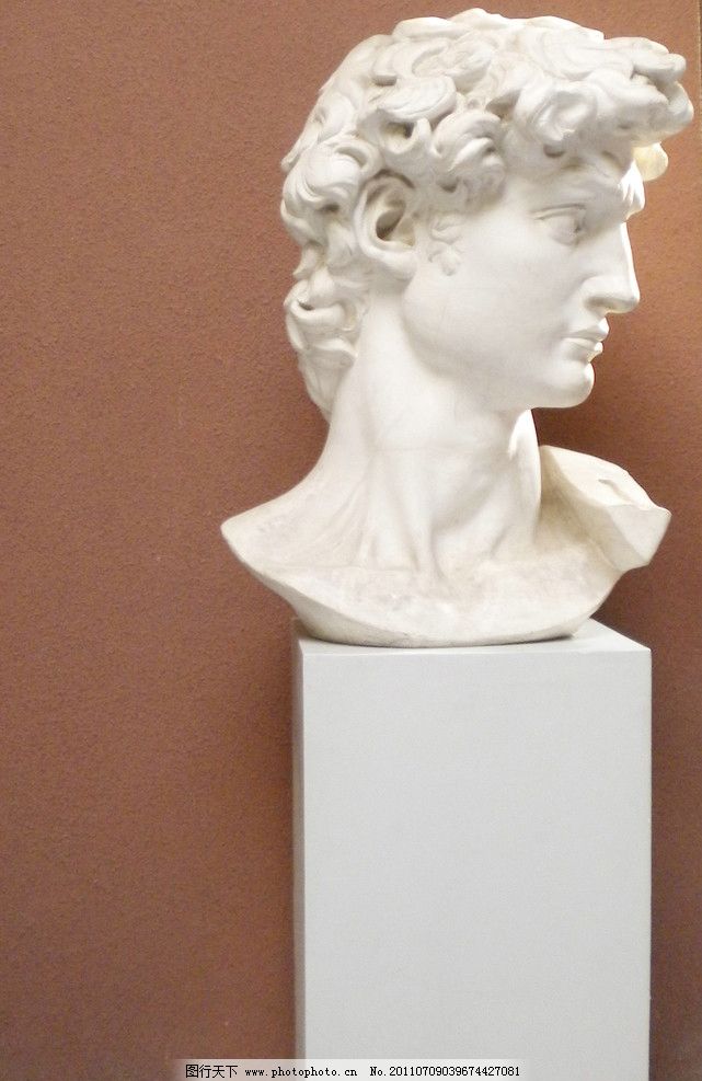 大卫石膏像图片