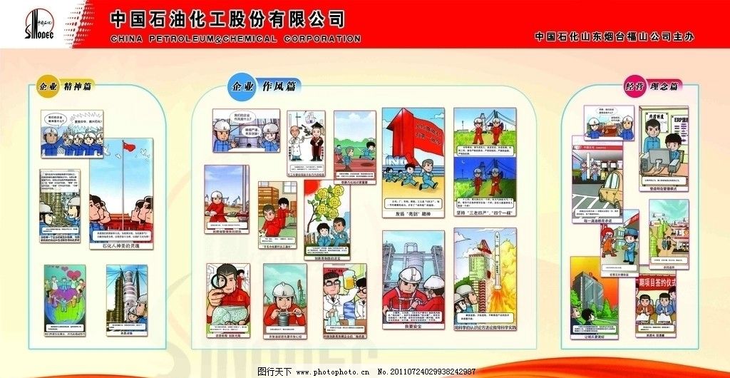 中国石化图片,中石化 企业理念 宣传栏 海报 展