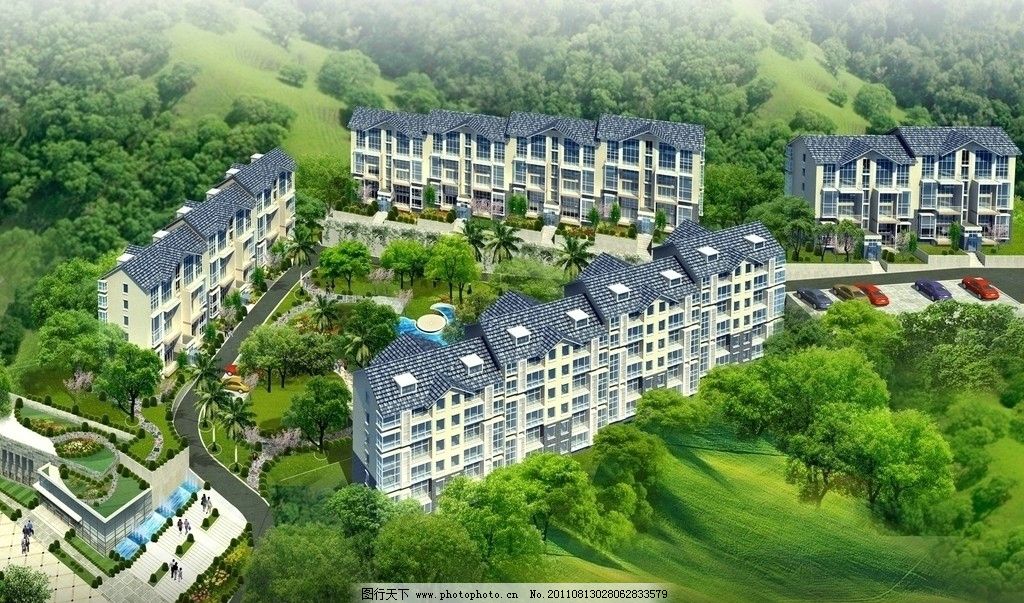 室外3D效果图 3D效果图 3D表现 室外效果图 室外 效果图 夜景效果图 建筑 建筑效果图 楼盘设计 建筑设计 环境设计 设计 72DPI JPG