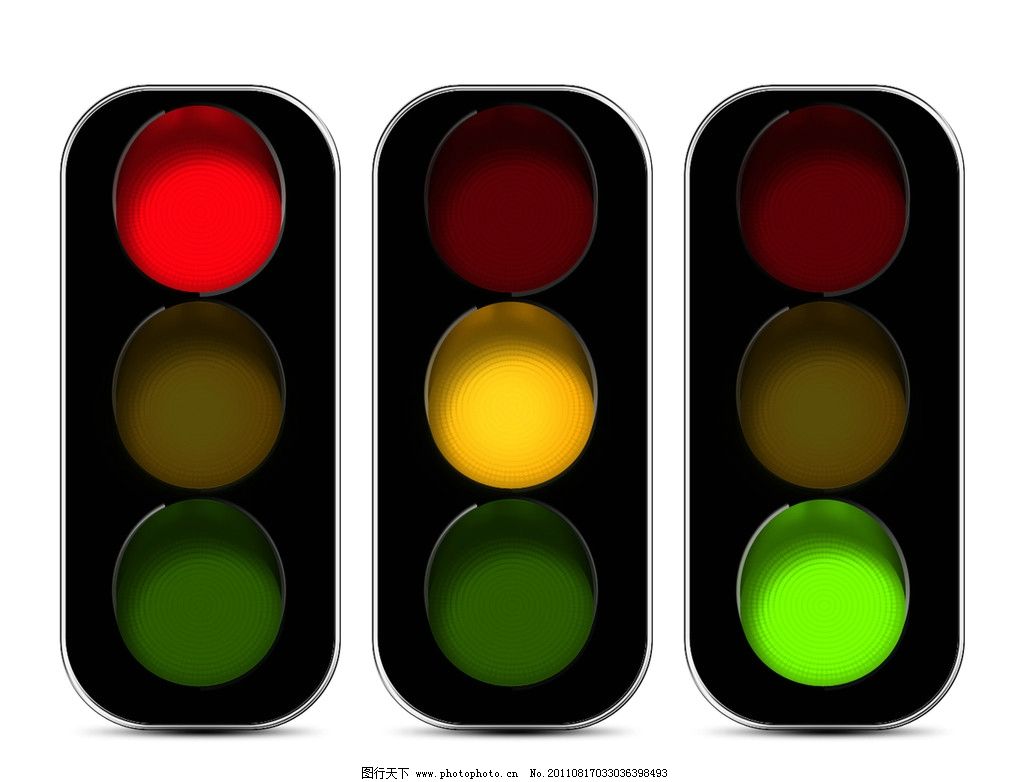 标志：有红色，黄色和绿灯的红绿灯 库存图片. 图片 包括有 安全性, 警告, 街道, 黄色, 空白, 业务量 - 45047837