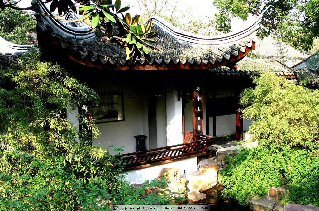 苏州园林 苏州 园林 私家园林 公园 亭子 亭台楼阁 走廊 过道 河塘 水塘 园艺 大树 树丛 景观设计 屋檐 古建筑 古迹 园林建筑 建筑园林 摄影 300DPI JPG
