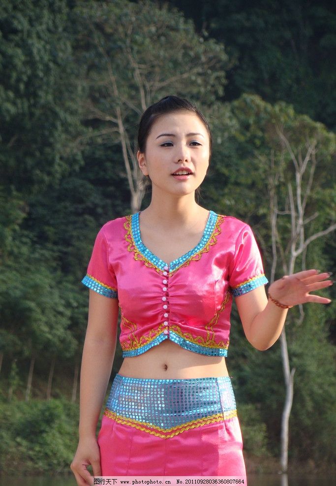 西双少数民族傣族美女|傣族美女_中国美女最多