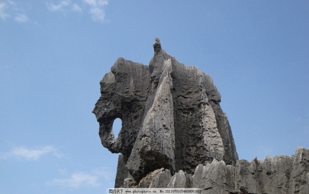 石象 象形石 石林 鬼斧神工 天然 杰作 动物 风景名胜 自然景观 摄影