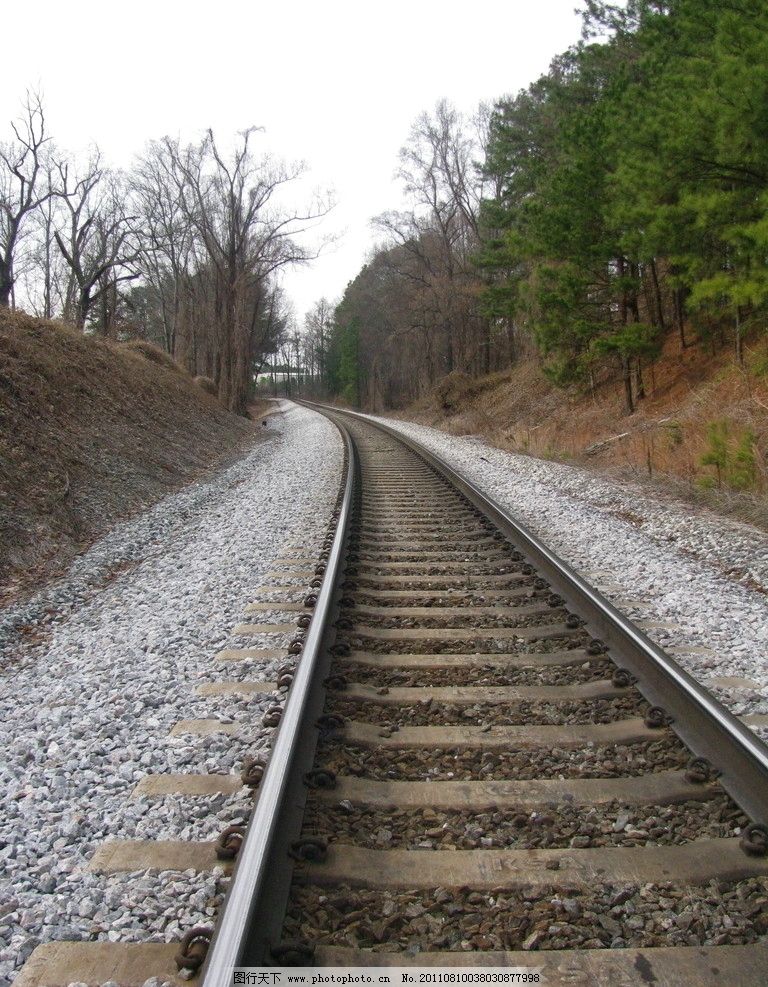 铁路 火车铁路 铁轨 车轨
