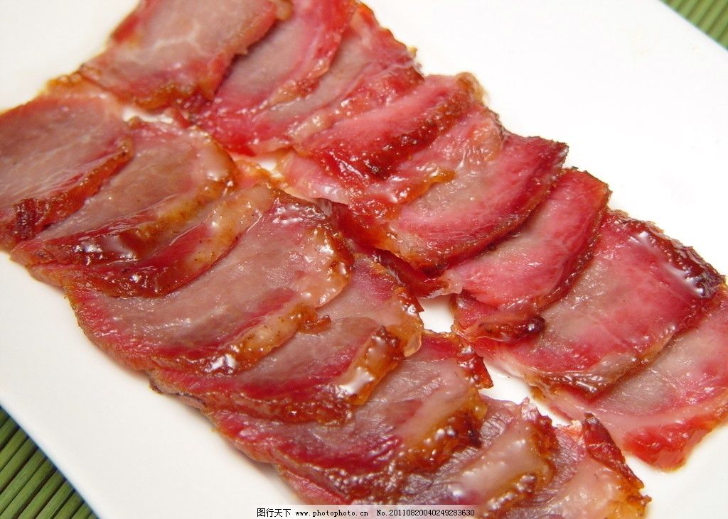 蜜汁叉烧,传统美食,餐饮美食,摄影,72DPI,JPG