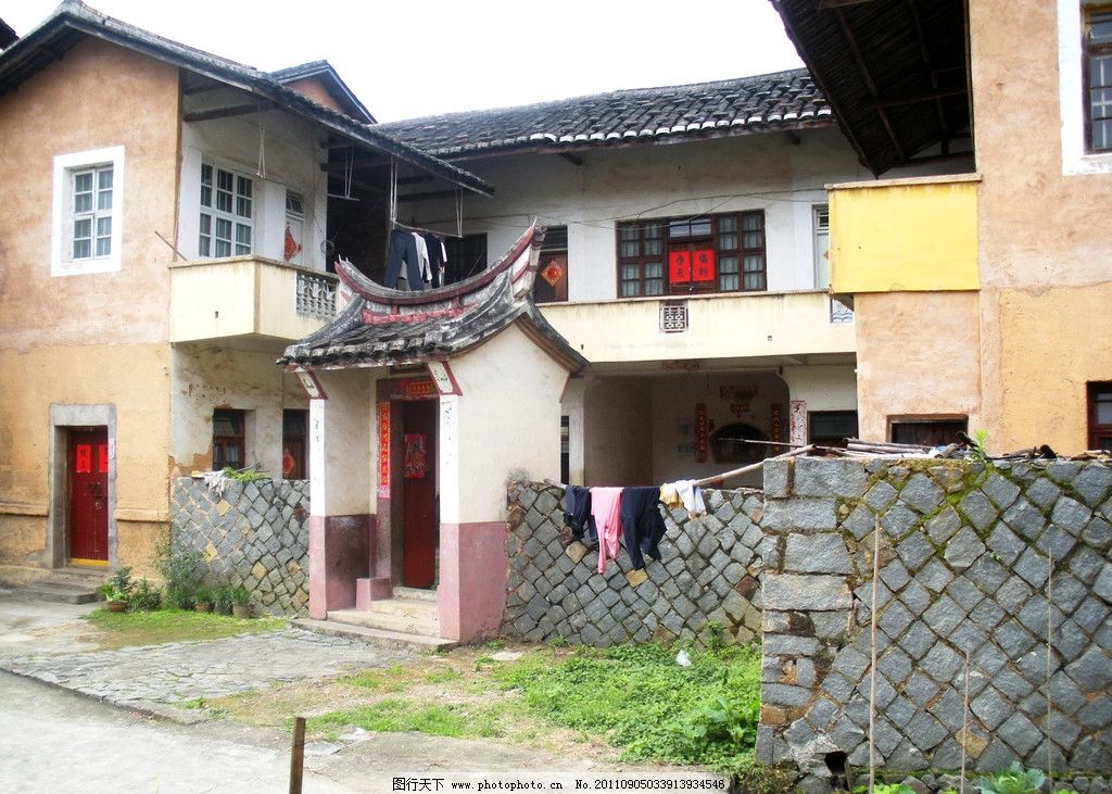 福建土家住宅图片 旅游摄影 自然景观 图行天下素材网